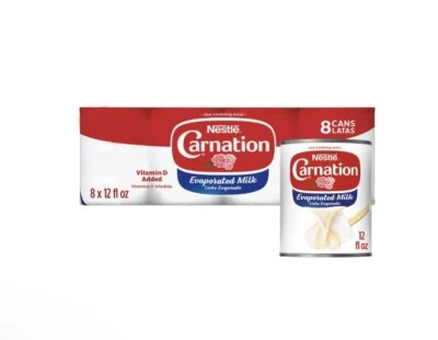 Leche evaporada Clavel (12 oz., 8 paquetes) Foto 1 de 4