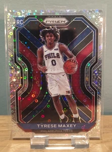 2020-21 Panini Prizm Disco Tyrese Maxey #256 RC Silver Fast Break Prizm SP - Bild 1 von 2