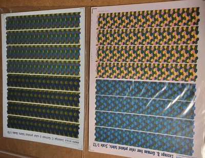 PRINT SCALE 1/72 LOZENGE SET OF 2 DECALS (4COLOR/5COLOR PRINTED FABRIC) - Image 1 of 4
