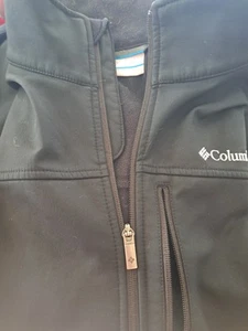 COLUMBIA Jacket Men XL Interchange Omni-Shield Soft Shell Fleece Lined Black - Picture 1 of 3