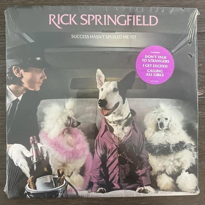 RICK SPRINGFIELD lp Success Hasn't Spoiled Me Yet w/Hype Sticker STILL SEALED! - Image 1 of 2
