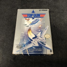 Nintendo NES Top Gun EEC Good Condition
