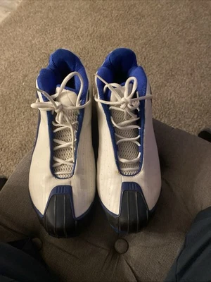 Zapato de baloncesto Adidas 2004 SUPAFLY para hombre talla 10,5 azul/blanco raro Foto 1 de 4