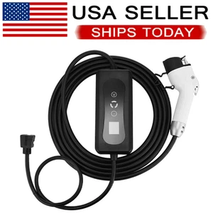20FT Adjustable Current EV Charger 16A Electric Car NEMA6-20 EVSE 110V-220V C - Bild 1 von 22