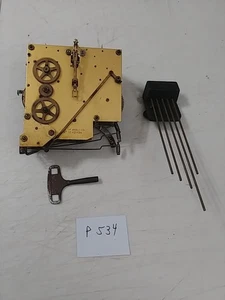 OROLOGIO INGLESE WESTMINSTER CARILLON MANTELLO MOVIMENTO, CHIAVE E CARILLON BAR - Foto 1 di 8