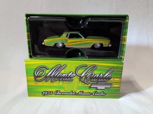 Hot Wheels 2023 1975 CHEVROLET MONTE CARLO Lowrider RLC verde esclusivo 1:64 nuovo - Foto 1 di 7