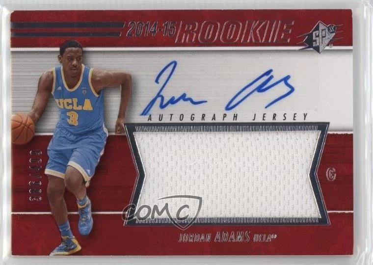 2014-15 SPx Rookie Auto Jersey /499 Jordan Adams #82 Rookie Auto RC - Image 1 of 2