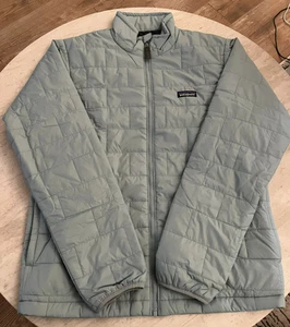 NWT Patagonia Kids' Nano Puff Brick Quilt Jacket-Size XXL (16-18) - Thermal Blue - Picture 1 of 2
