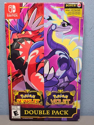 Pokémon Scarlet & Violet - Double Pack-Nintendo Switch Box See