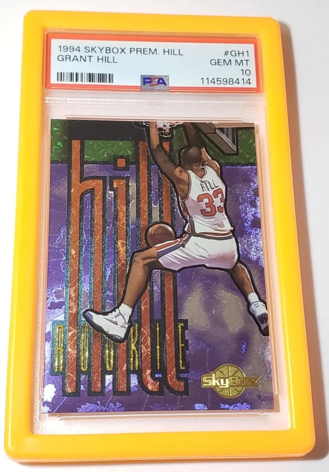GRANT HILL 1994 SKYBOX PREMIUM HILL ROOKIE PSA 10 GEM MINT 💎 LOW POP RARE 🔥 - Image 1 of 3
