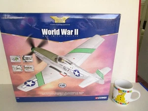 WWII CORGI AVIATION 1/32 P-51D MUSTANG STINGER VII MAJOR R W MOORE IWO JIMA 1945 - Picture 1 of 17