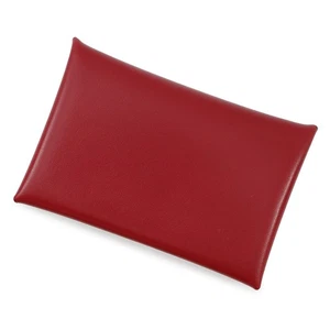 HERMES Calvi Box Calf Leather Rouge Piman - Picture 1 of 7