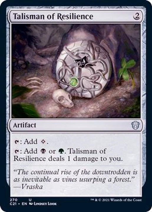 MTG Talisman of Resilience Commander 2021 - Image 1 of 1