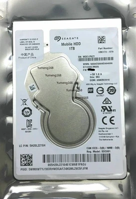 Seagate Mobile ST1000LM035 1TB 2.5" SATA 6.0Gb 128MB Cache Hard Drive PC/MAC/PS4 - Image 1 of 3