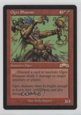 1998 Magic: The Gathering - Exodus Ogre Shaman #91 00eu