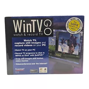 Retro Hauppauge WinTV GO Model 190 PCI Card Windows XP/ME/2000/98 - Sealed Box - Picture 1 of 7