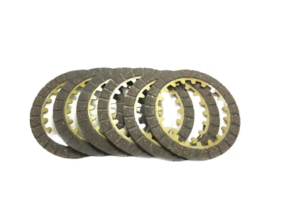 Placa de fricção de embreagem 6 peças kit ajuste Yamaha Badger Raptor Grizzly YFM80 Raptor 50 - Imagem 1 de 4