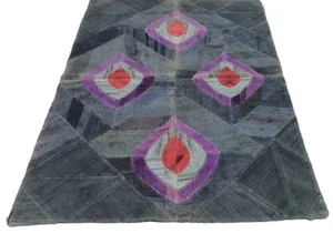 decorative kilim rug turkish kilim rug vintage kilim hemp kilim  Patchwork rug  - Picture 1 of 6