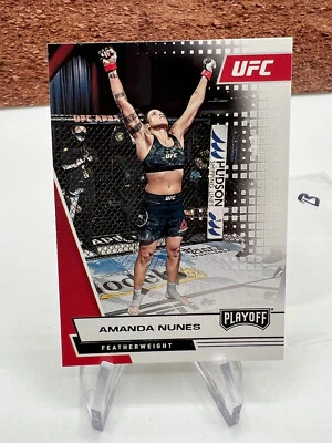 2021 PANINI CHRONICLES UFC  PLAYOFF AMANDA NUNES NO. 64 (B) - Image 1 of 2