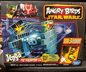NEU Angry Birds Star Wars Jenga TIE Fighter Spiel Han Solo R2-D2 Luke - Bild 1 von 3