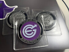 EverGrow Coin EGC  Collectible Challenge Coin Set  (set of 2)