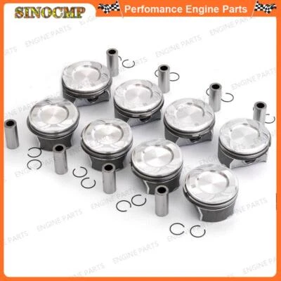 M278 Engine Pistons Rings Set For 12-19 Mercedes-Benz CLS500 GL450 W166 4.6 4.7L - Image 1 of 4