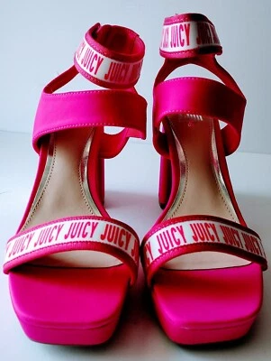 Розовые сандалии на блочном каблуке | каблуки для женщин | сандалии с ремешком на лодыжке | подарок для нее  - Изображение 1 из 4