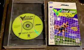 Virtual Open Tennis Sega Saturn Complete Case Manual