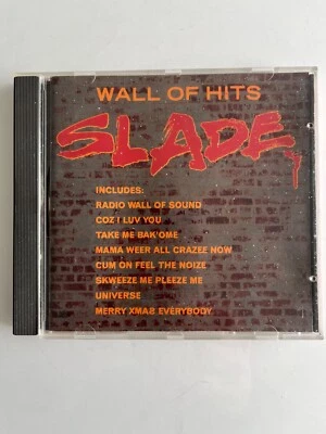 SLADE - WALL OF HITS (UK AUDIO CD, 1991) - Image 1 of 2