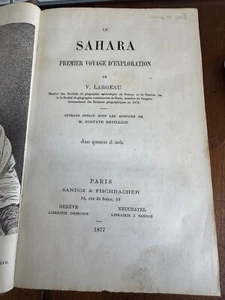 Victor Largeau (1842 - 1897) Le Sahara, premier voyage d'exploration 1877 - Picture 1 of 12