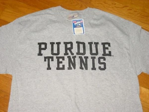 PURDUE University BOILERMAKERS TENNIS T-Shirt NEW / TAG sz.... LARGE - Picture 1 of 7