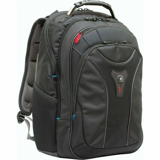 Wenger Carbon Notebook Rucksack Passend für 17,3-Zoll - Schwarz (600637)