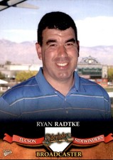 2007 Tucson Sidewinders Multi-Ad #35 Ryan Radtke Broadcaster - NM Baseball Card
