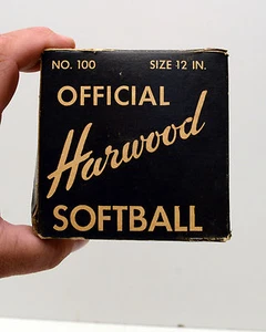 Vintage Softball Official Harwood & Sons Inc. Baseball USA no 100 - Picture 1 of 6