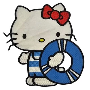 Hello Kitty Swim Suit and Float Cloth Patch Applique - Picture 1 of 2