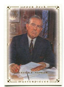 2008-09 UD Masterpieces Lester B. Pearson Card #2