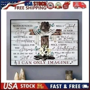 I CAN ONLY IMAGINE Large Canvas Art Print Measures 20"x28" Unframed - Picture 1 of 7