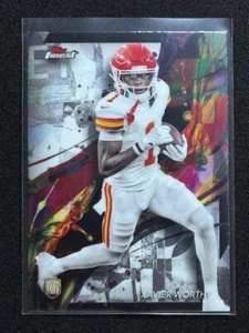 2024 Topps Finest - Common Rookies #91 Xavier Worthy (RC) KC CHIEFS - Picture 1 of 4