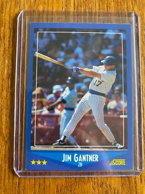 1988 Score #197 Jim Gantner - Image 1 of 2