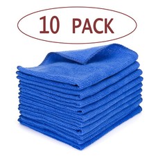 10pcs Large Microfibre Cleaning Auto Car Detailing Soft Cloths Wash Towel Duster