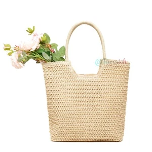 RIVERICH Summer Woven Tote Bag Shoulder Handbags Straw Beach Bags for Women - Picture 1 of 9