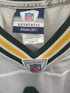 NFL Authentic Equipment seal XL Favre 4 green Bay Packer Jersey White - Picture 1 of 7