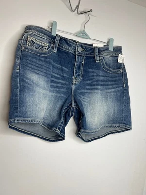 Vigoss Mujer Talla 12 Distressed Heritage Fit tiro medio Foto 1 de 4