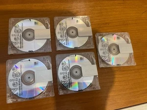 Lot of 5 Sony Neige 80 minute Minidiscs Crystal Clear. Vertical Letters - Picture 1 of 5