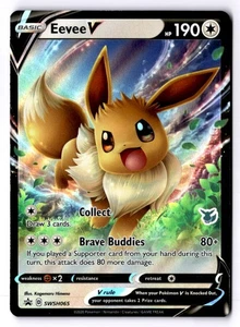 Eevee V - (Eevee timbrato) Promo Battle Academy 2022 SWSH065 NM - Foto 1 di 2