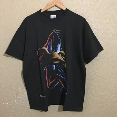 Футболка Daffy Duck Looney Tunes Mega Print размер XL Faded Black Hanes - Изображение 1 из 4