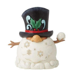 Jim Shore Tis the Season to be Freezin - Snowman Gnome Figurine 6012951 2023 NEW - Picture 1 of 2