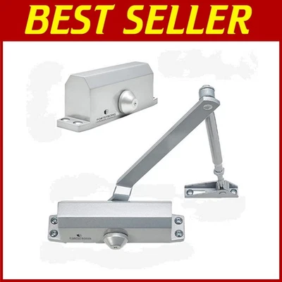 Cierrapuertas automático residencial - plateado Foto 1 de 4