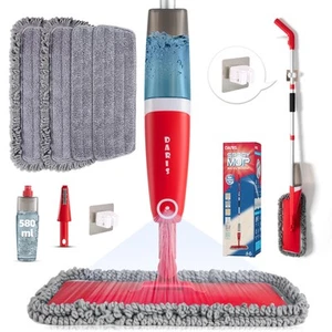 Microfiber Spray Mop for Floor Cleaning with 4PCS Washable Pads,Wet Dry Mop w... - Picture 1 of 8