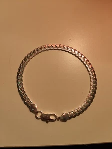 Massives 925er Silberarmband – 21,2 cm, 10 g - Bild 1 von 3